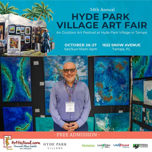 34th Annual Hyde Park Village Art Fair Tampa Florida 10/26/2024