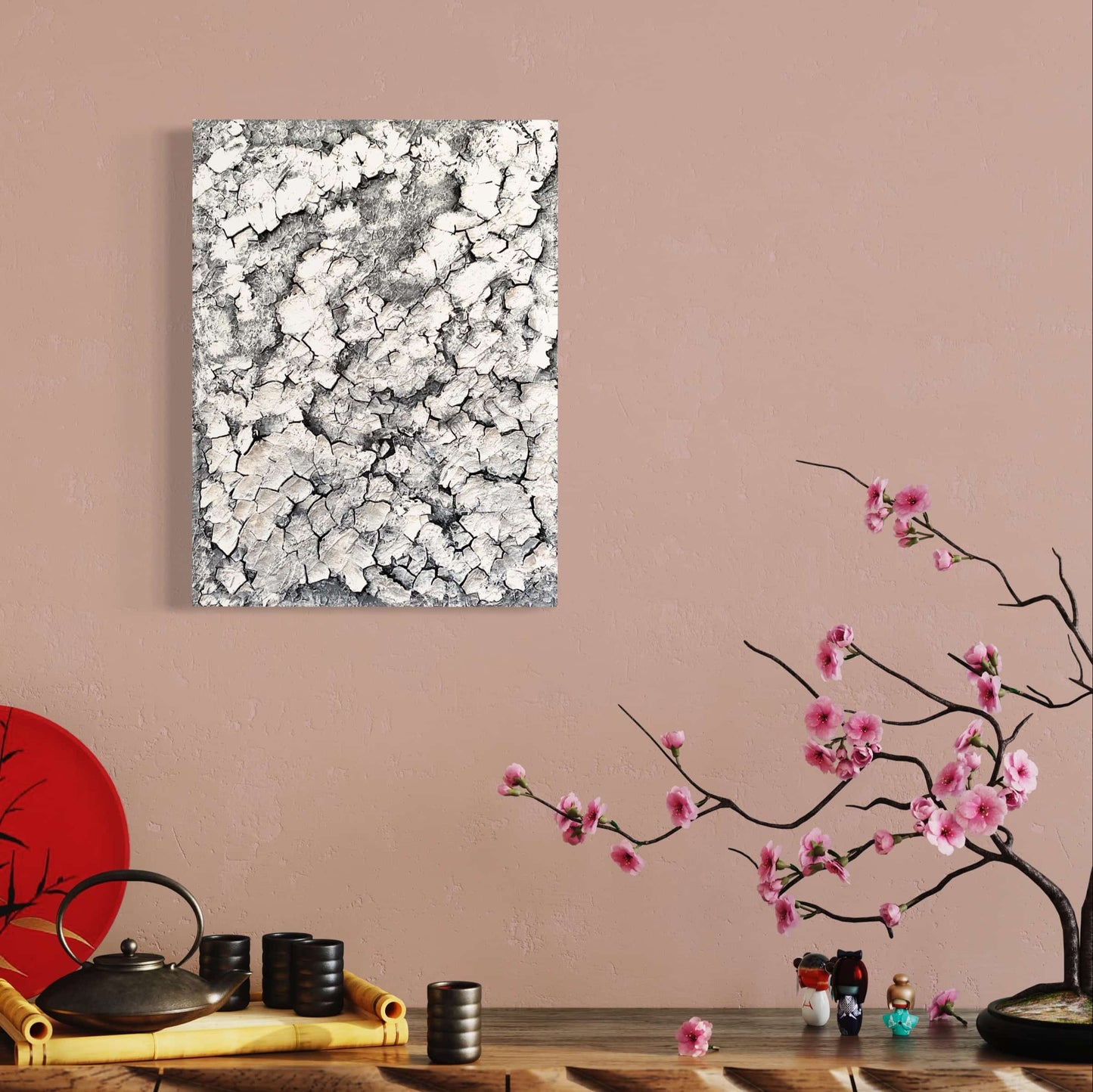 Original art painting on canvas for sale wall art artwork oil acrylic fine abstract online hand painted textured contemporary gallery artist Crackled