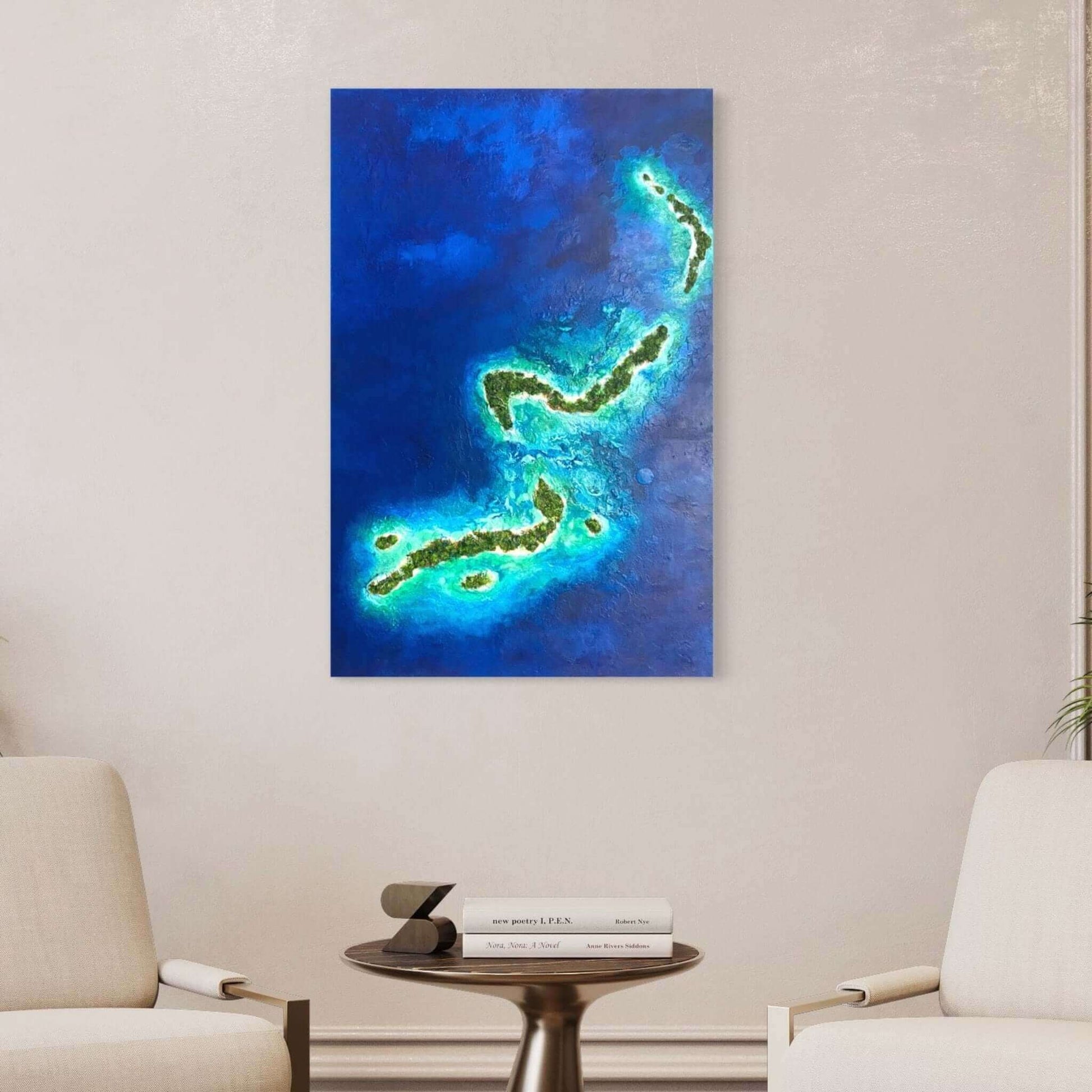 contemporary artwork gallery commission collector art acrylic painting on canvas mixed media textured