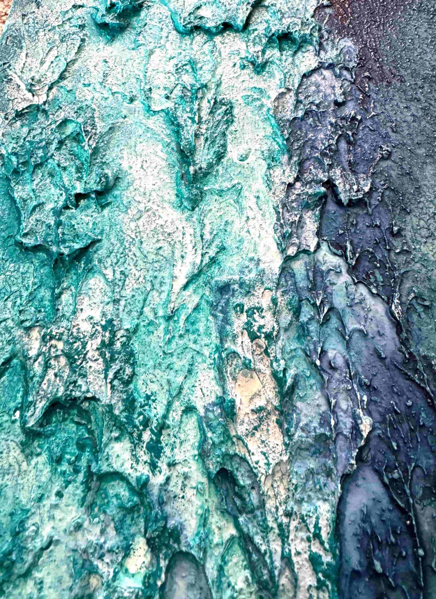 seascape wallart textured artwork painting on canvas