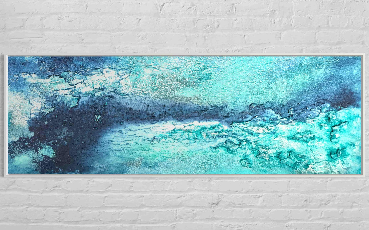 seascape wallart textured artwork painting on canvas