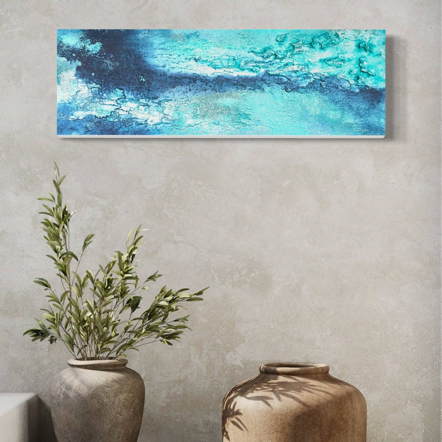 seascape wallart textured artwork painting on canvas
