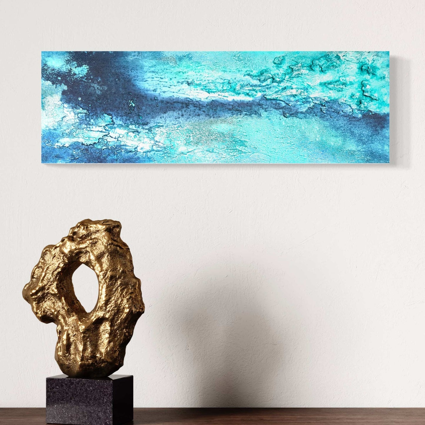 seascape wallart textured artwork painting on canvas