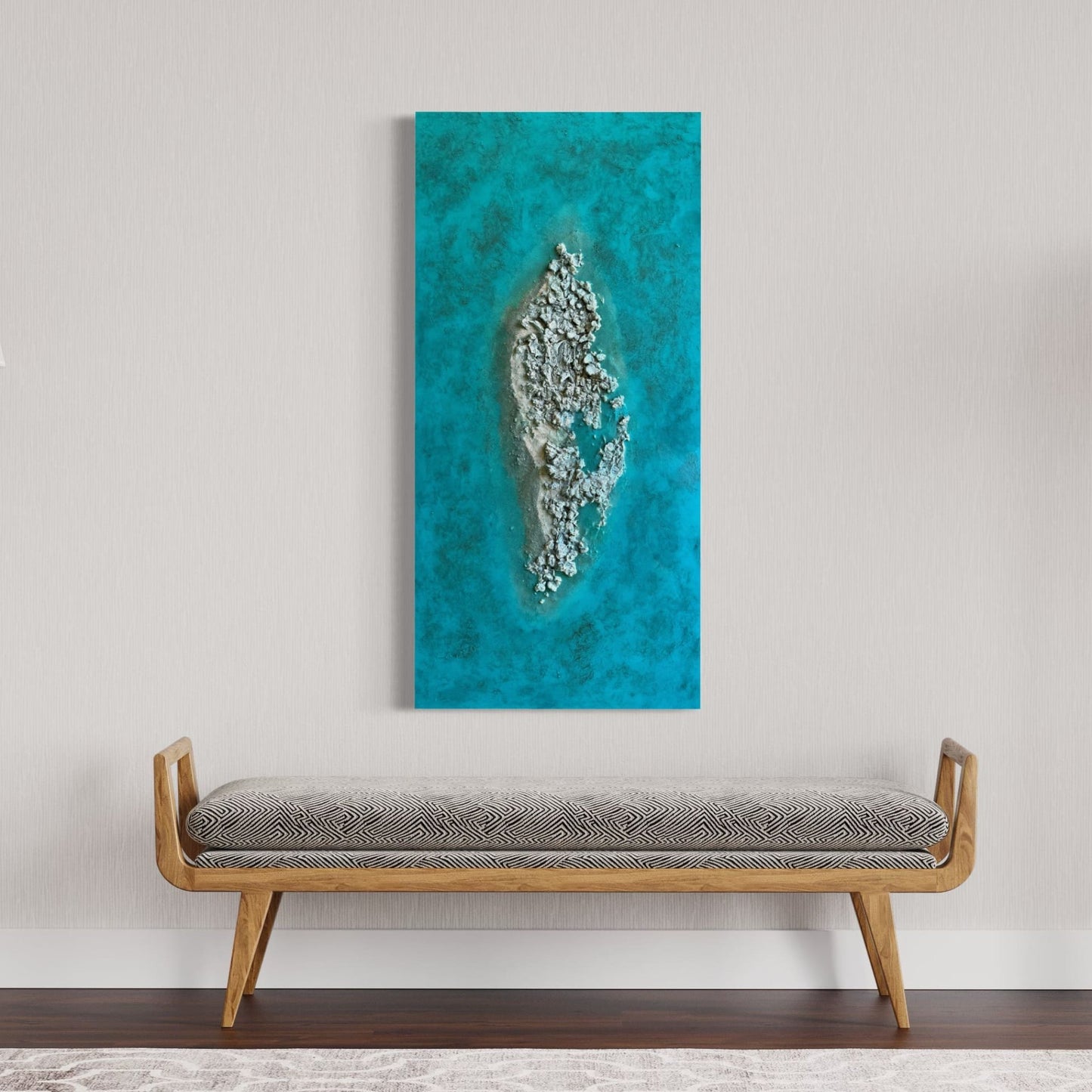 Island in Turquoise waters