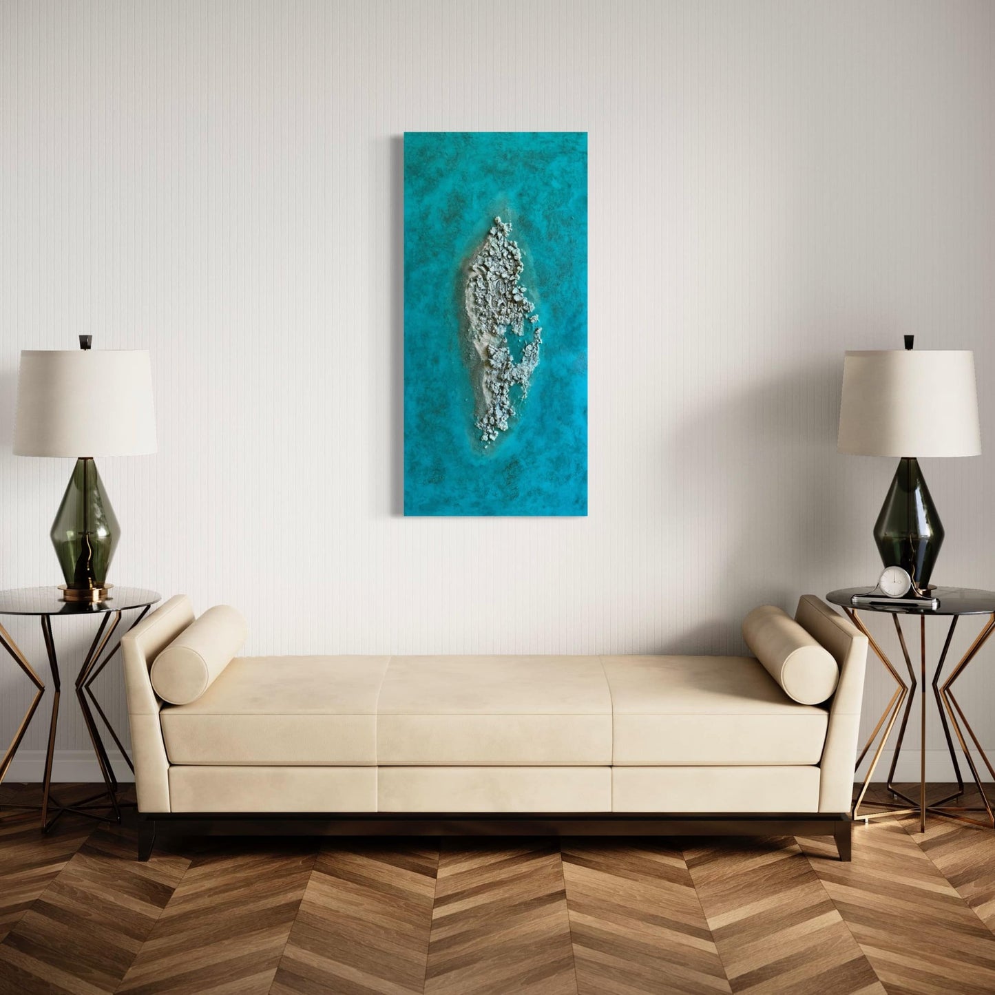 Island in Turquoise waters