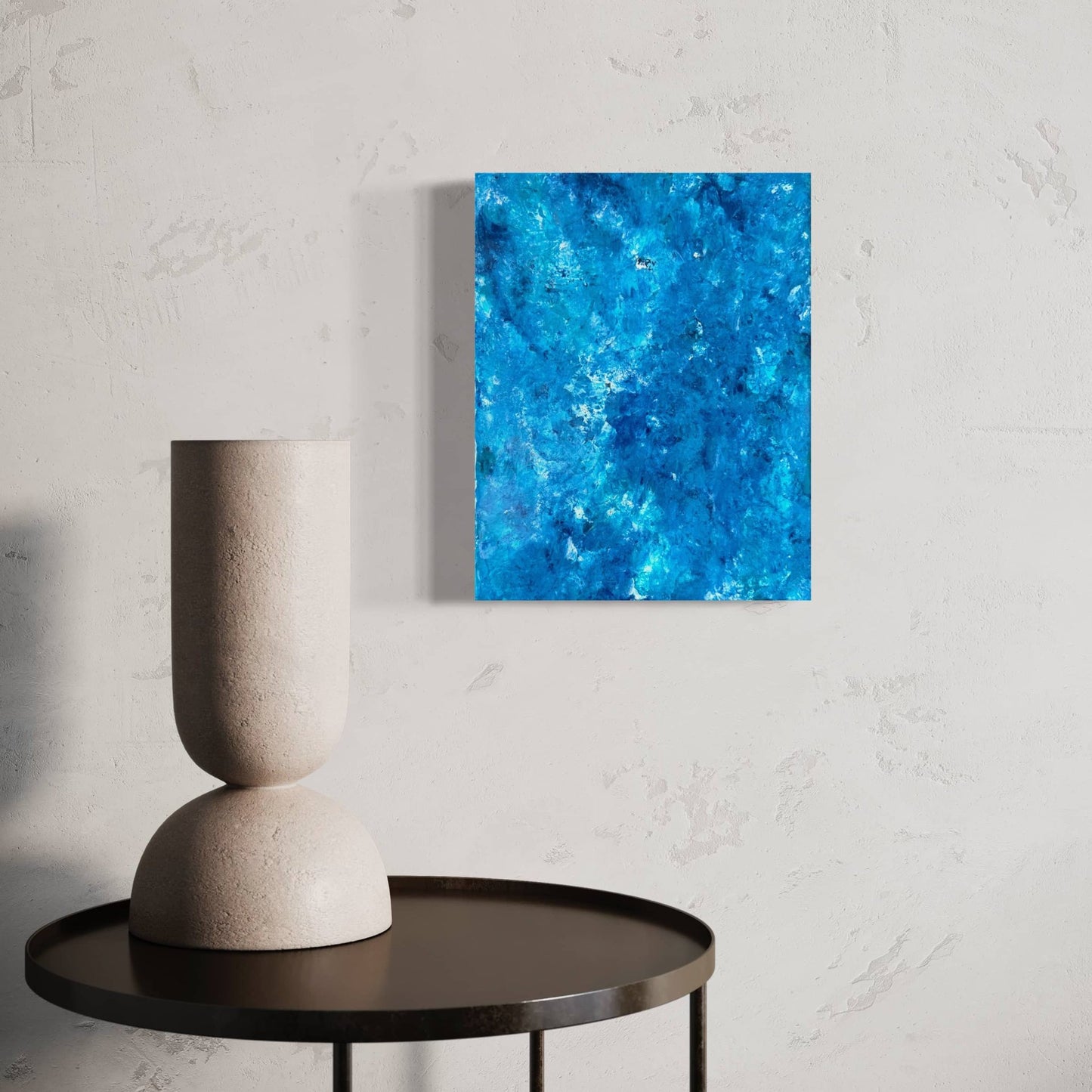 Resin ocean art acrylic painting seascape fadi diab