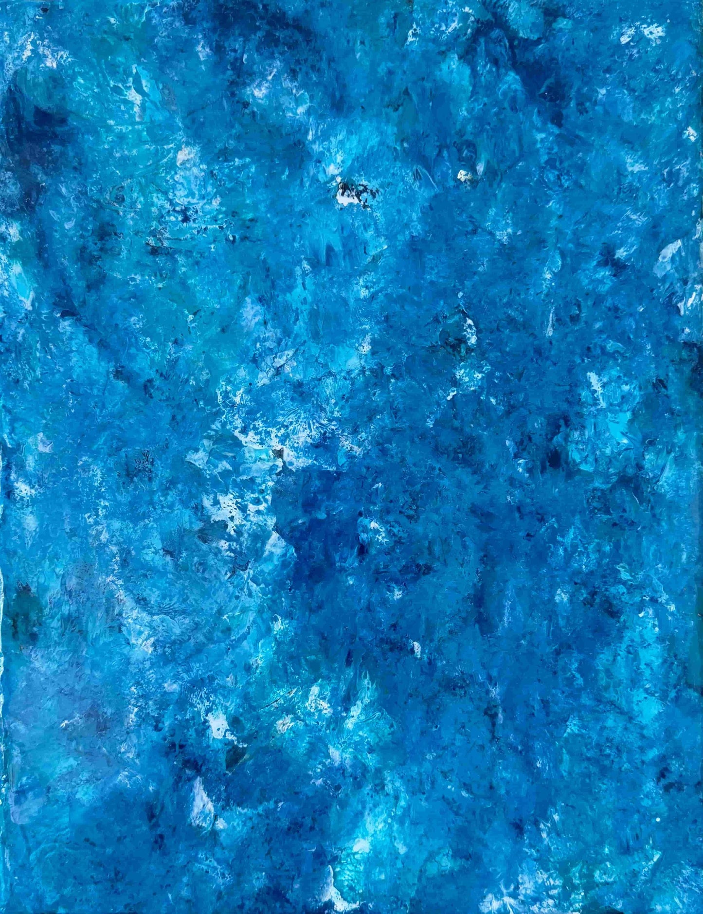 Resin ocean art acrylic painting seascape fadi diab
