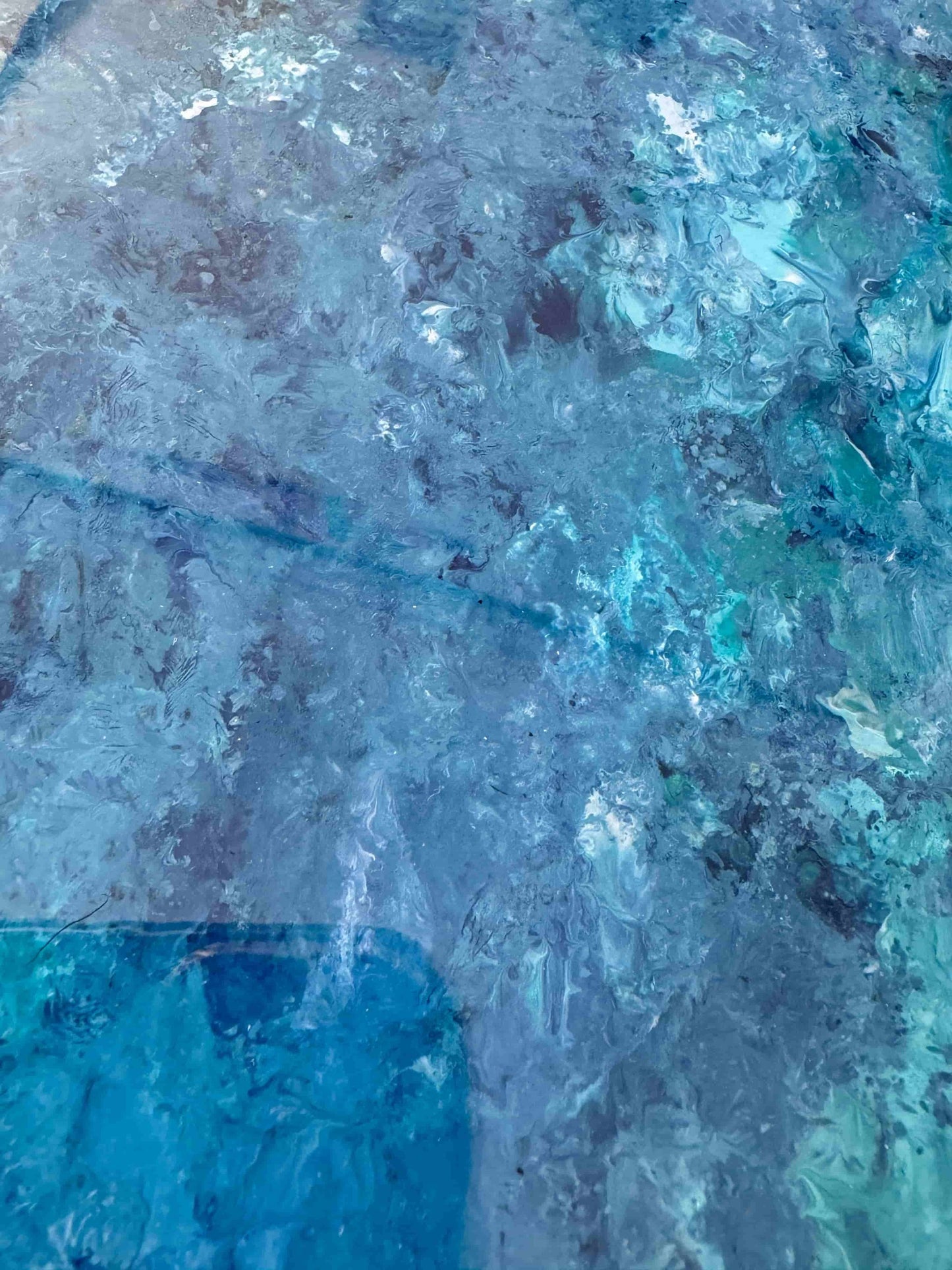 Resin ocean art acrylic painting seascape fadi diab