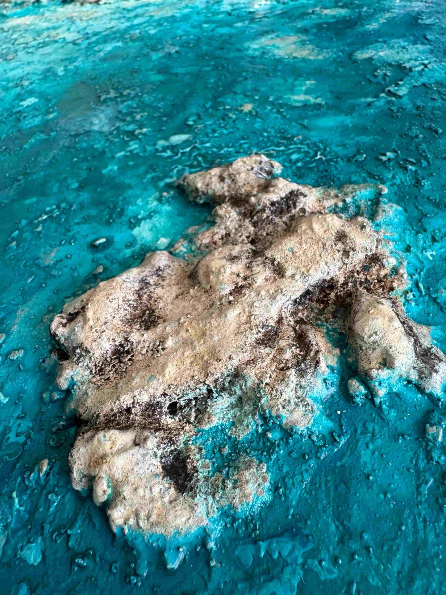 Resin ocean art seascape painting coastal sea island beach artwork