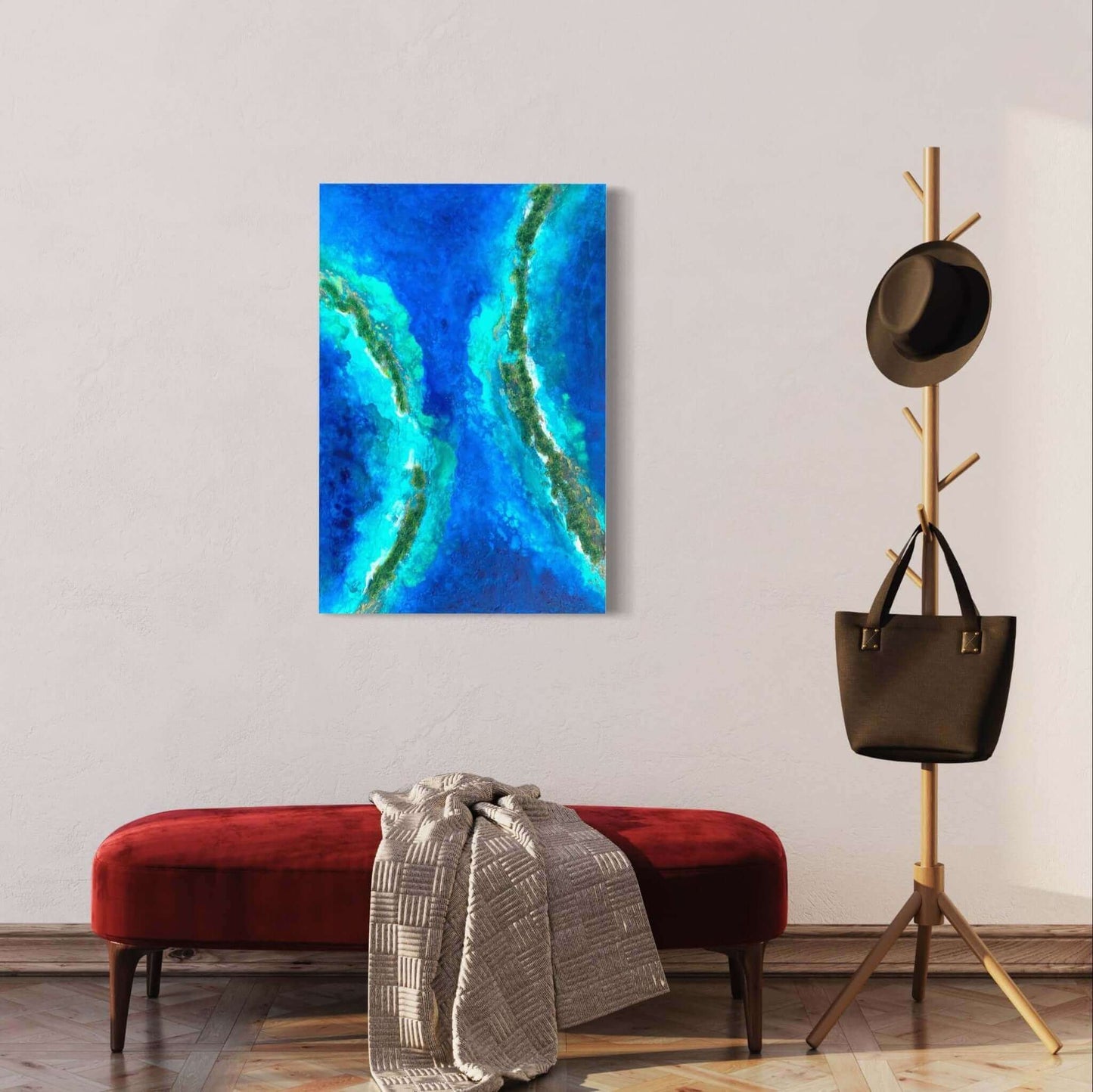 contemporary abstract art original paintings gallery using textured artwork sea wave seascape sky cloud ocean for sale