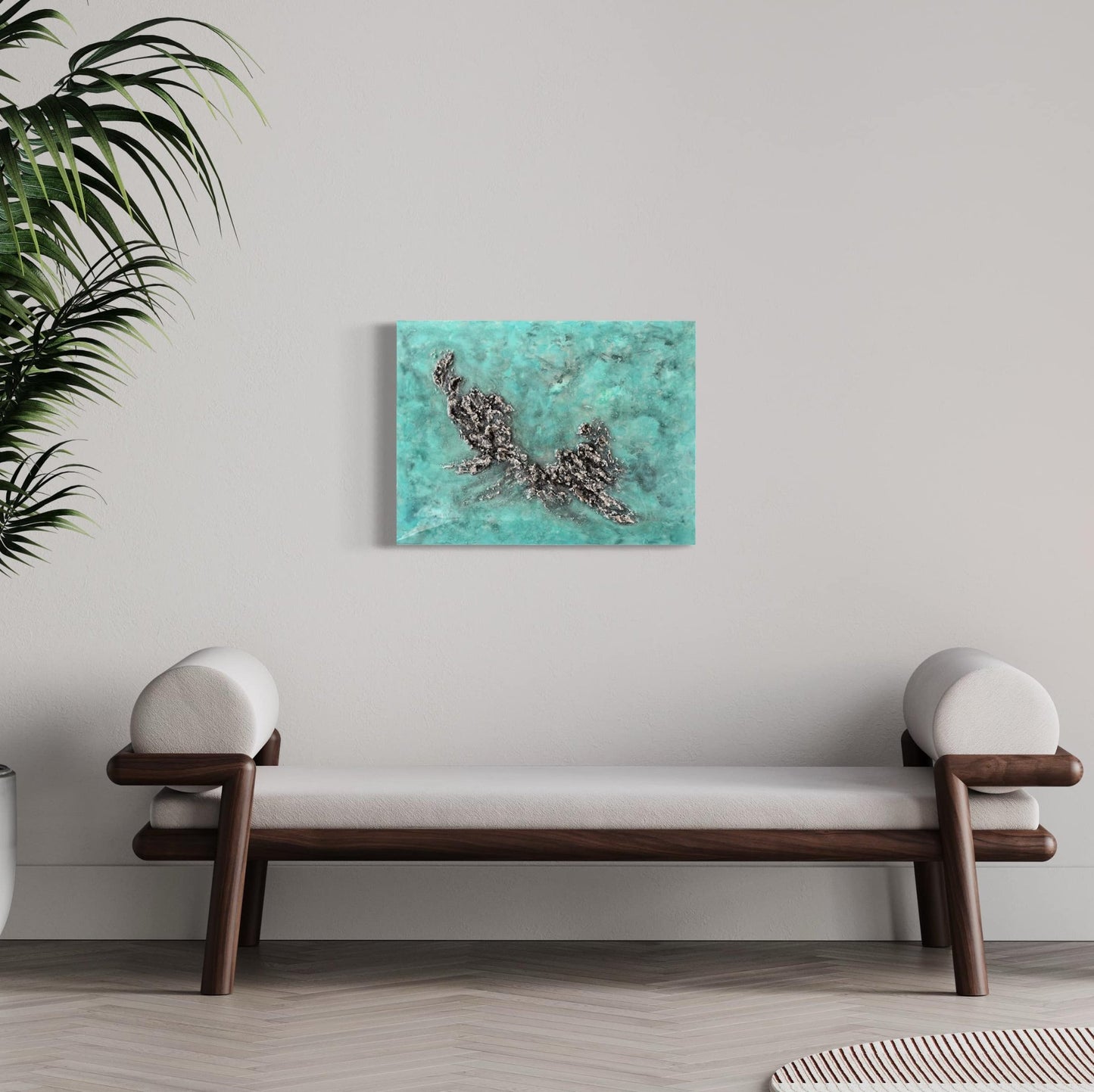 original art resin ocean artwork painting acrylic