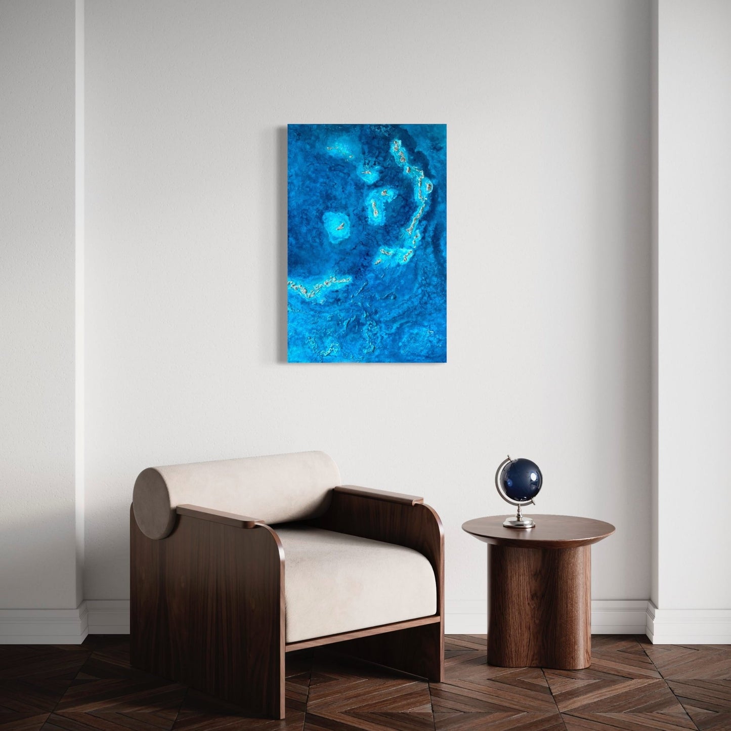 resin art painting seascape fadi diab