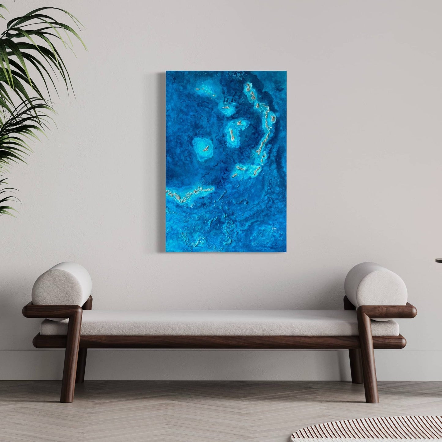resin art painting seascape fadi diab