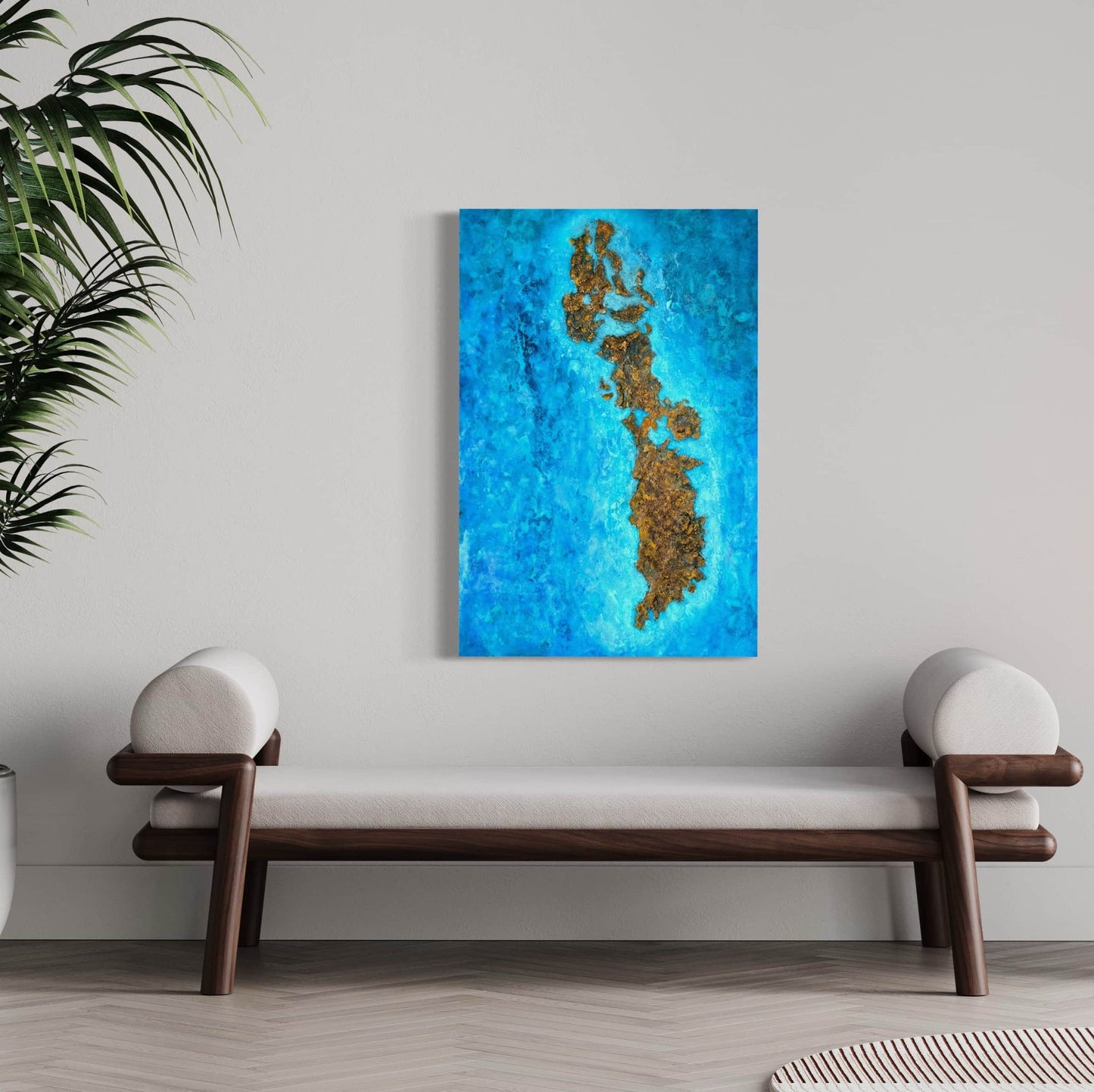 resin ocean art seascape painting acrylic oil