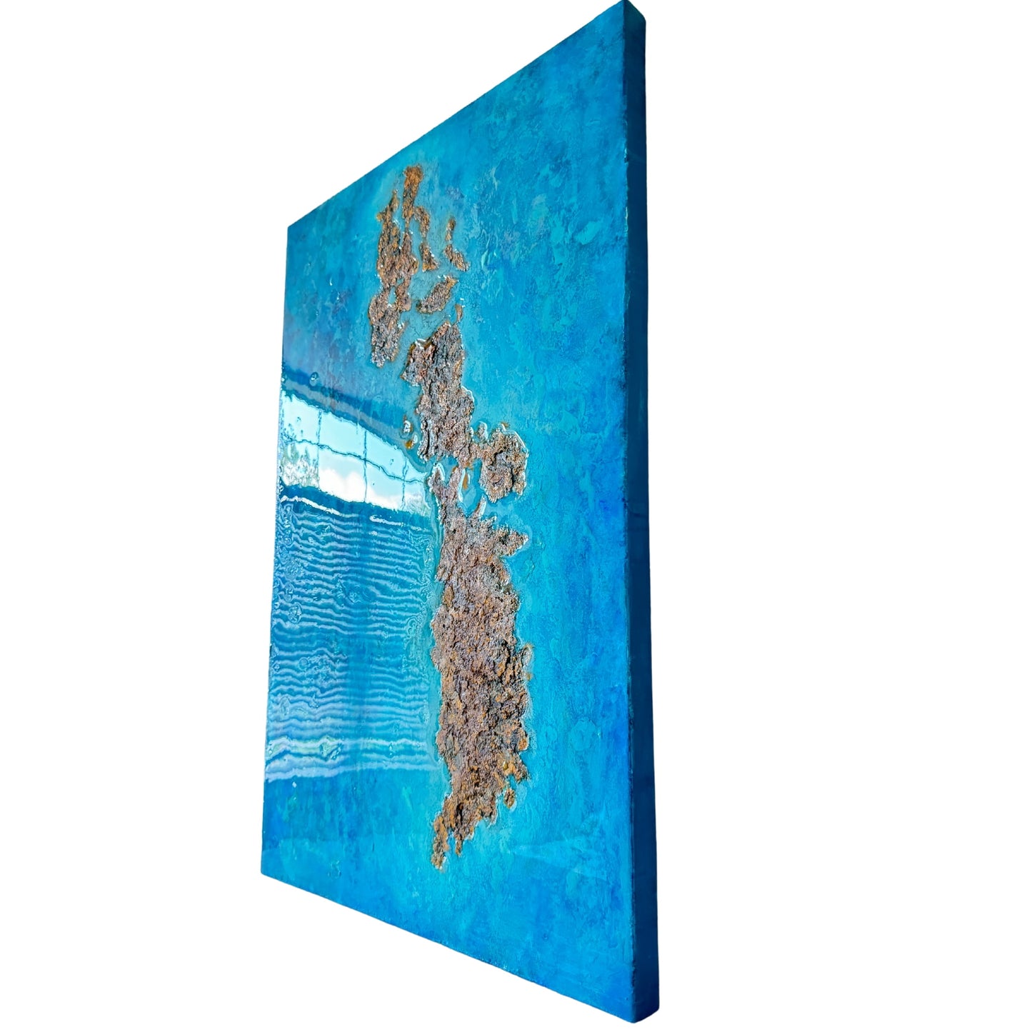 resin ocean art seascape painting acrylic oil