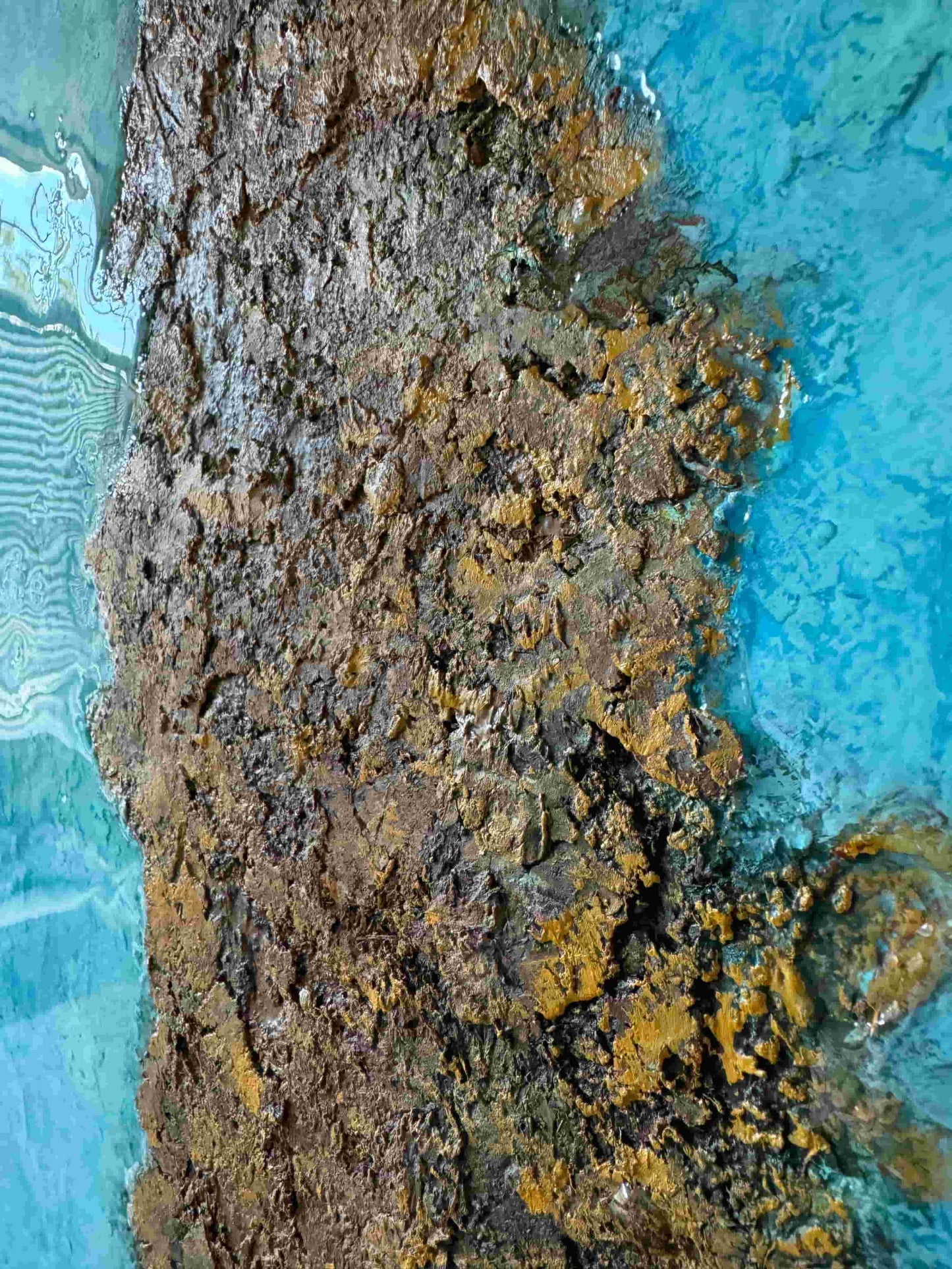 resin ocean art seascape painting acrylic oil