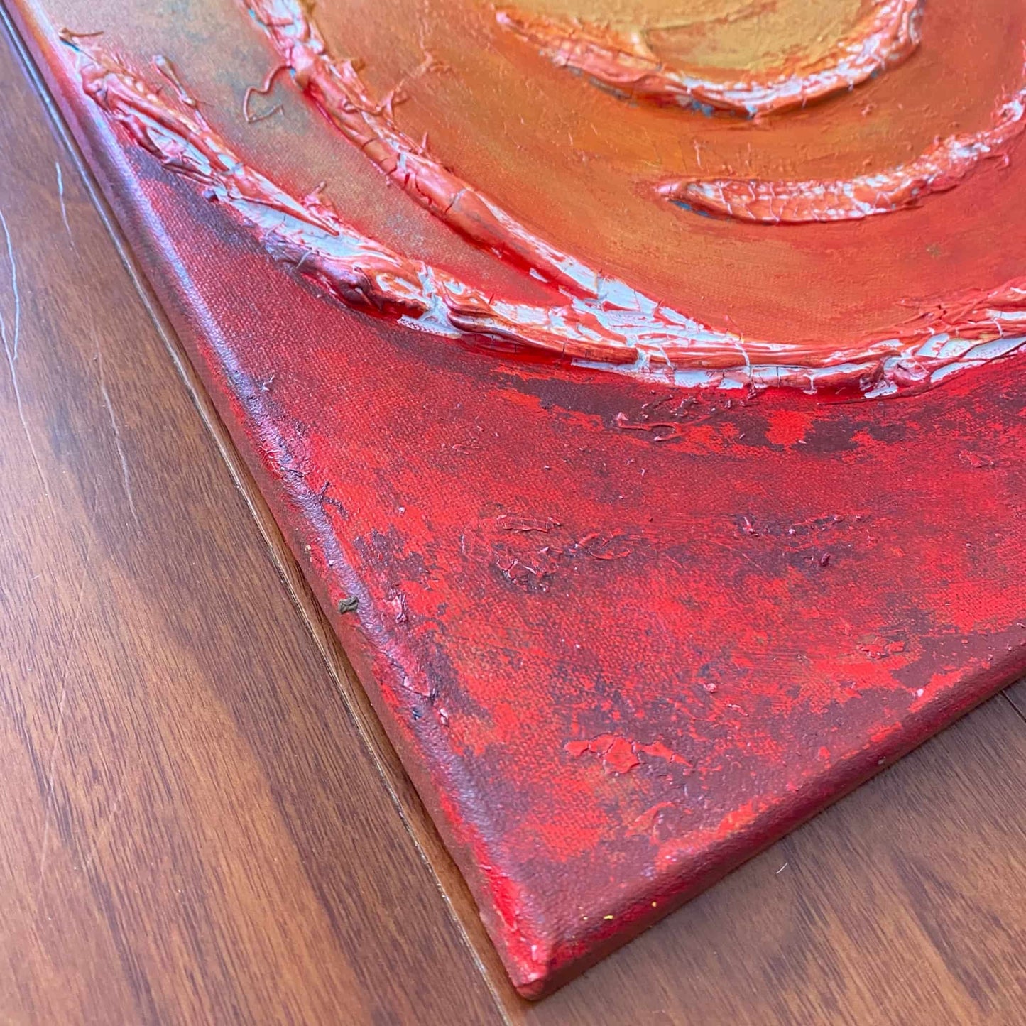 contemporary abstract art original paintings gallery signed by artist for art collectors using 3d impasto textured artwork