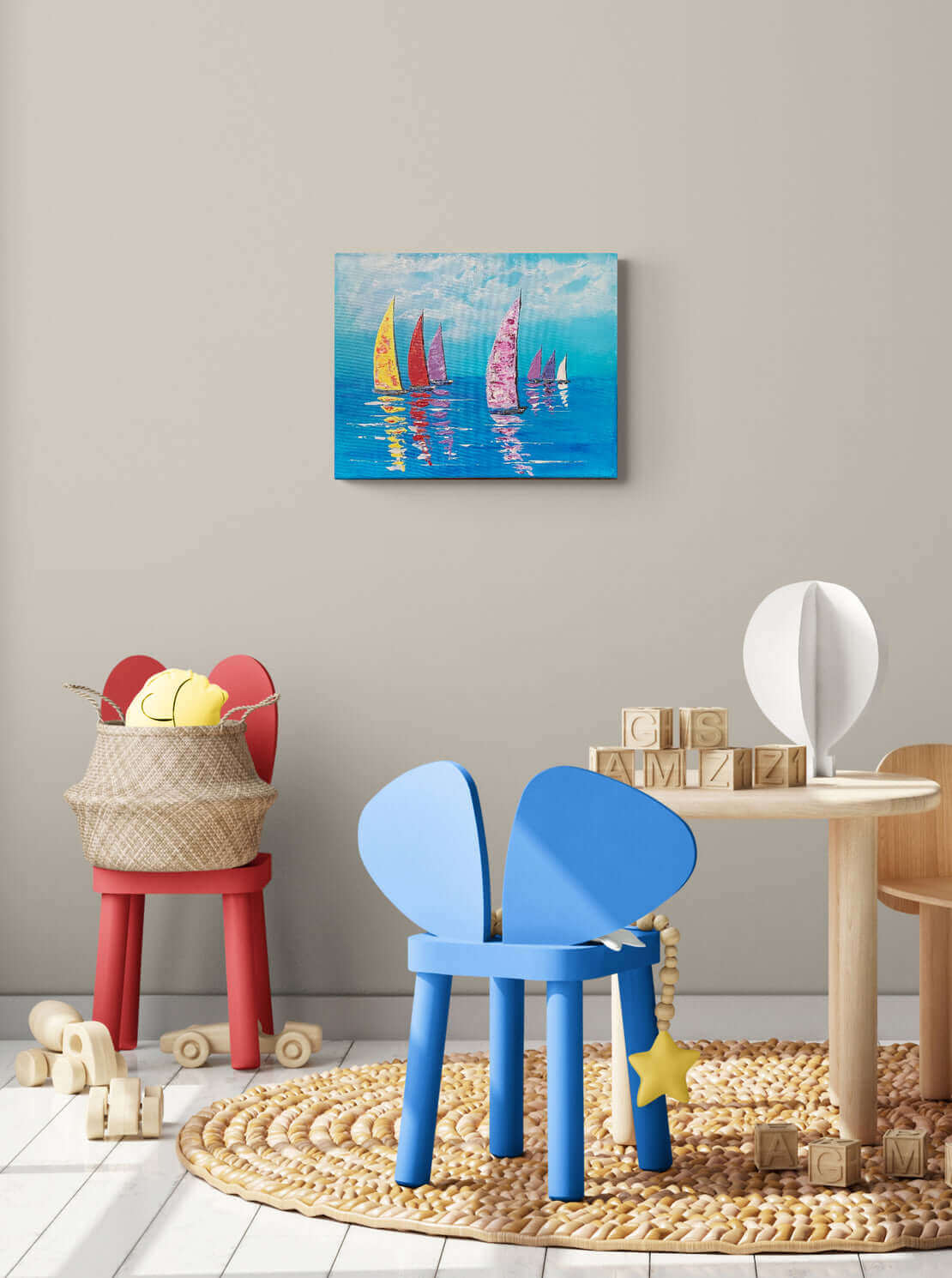 Original art painting on canvas for sale wall art artwork oil acrylic fine abstract online hand painted textured contemporary gallery artist landscape sailboat seascape