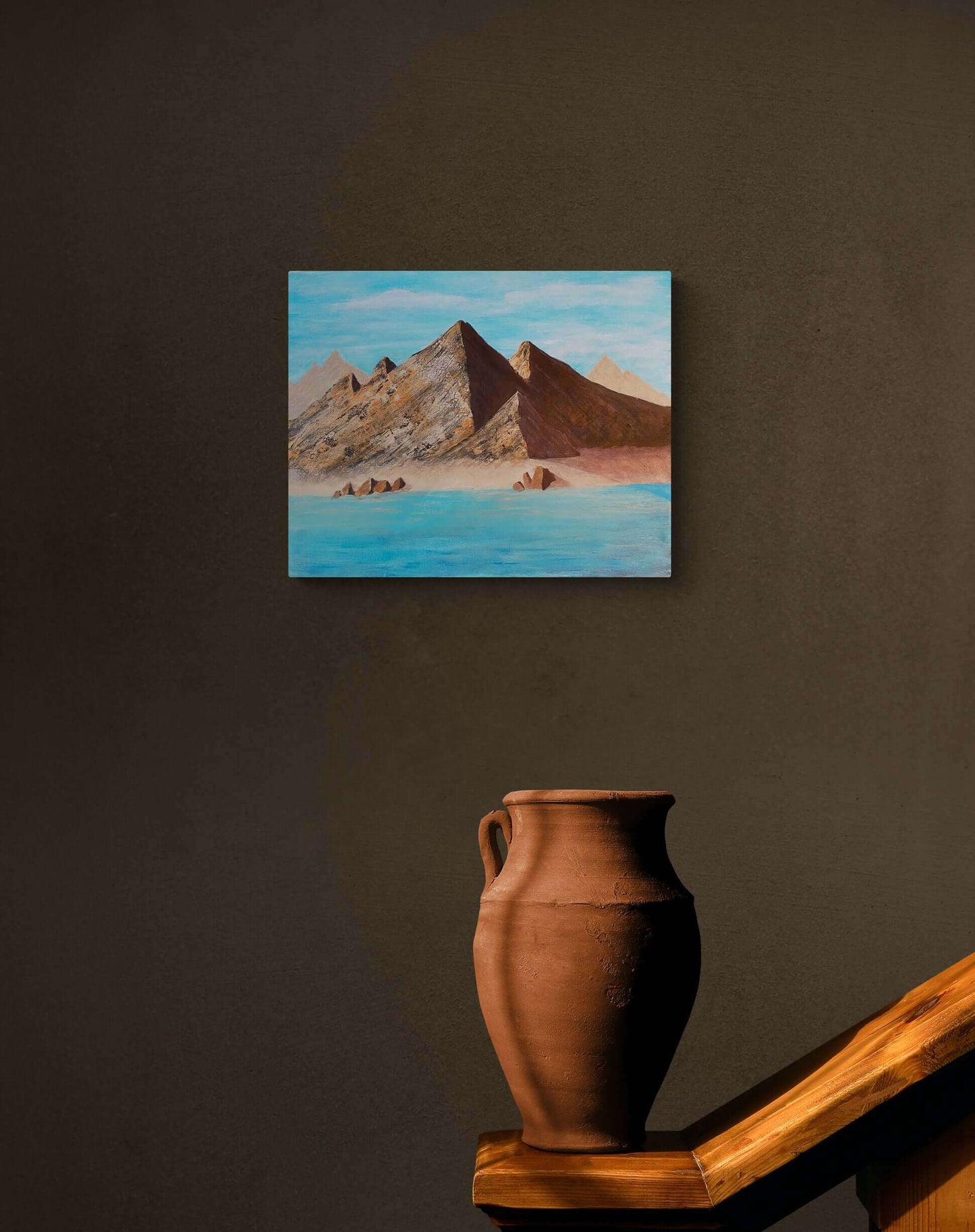 vOriginal art painting on canvas for sale wall art artwork oil acrylic fine abstract online hand painted textured contemporary gallery artist landscape seascape desert mountain rockstill life