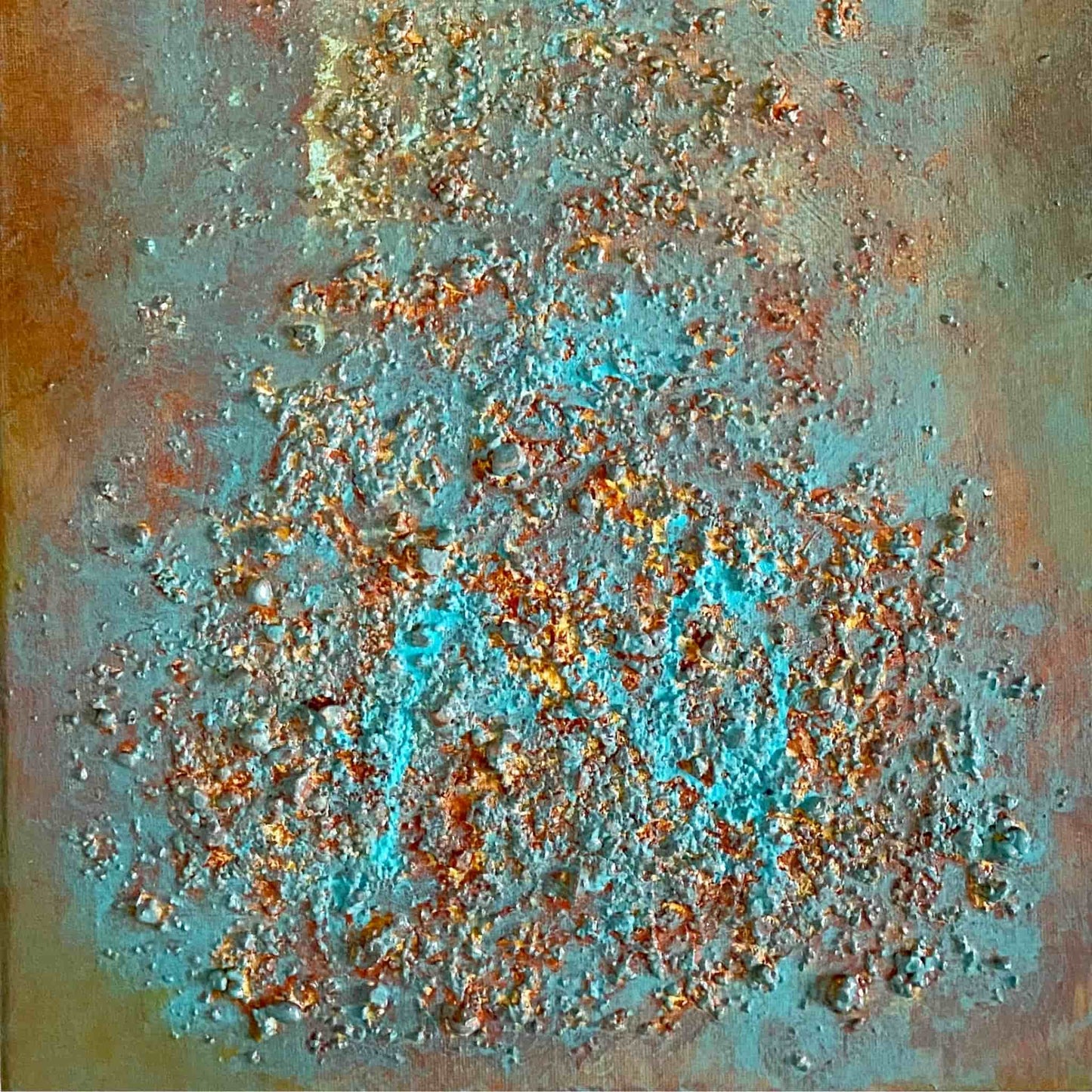 Contemporary abstract acrylic oil painting art for art lovers & collectors certificate of authenticity hand painted signed by artist