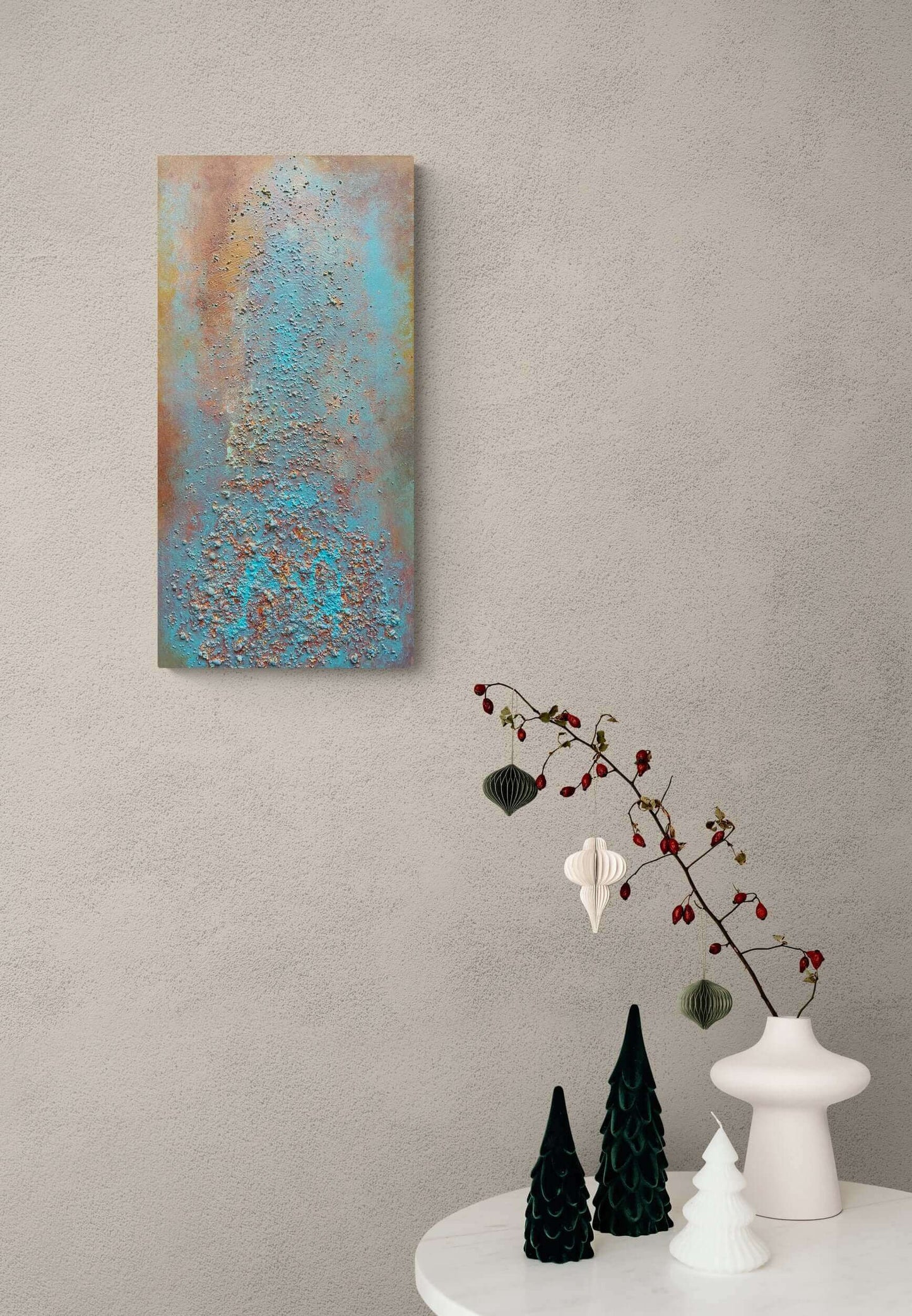 vOriginal art painting on canvas for sale wall art artwork oil acrylic fine abstract online hand painted textured contemporary gallery artist rust decay mixed media