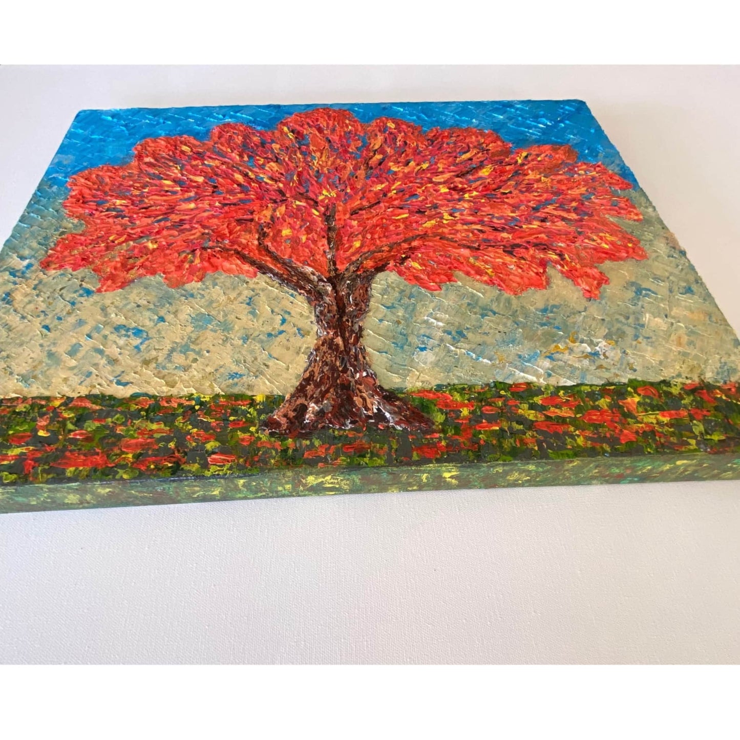 vOriginal art painting on canvas for sale wall art artwork oil acrylic fine abstract online hand painted textured contemporary gallery artist floral trees flower still life