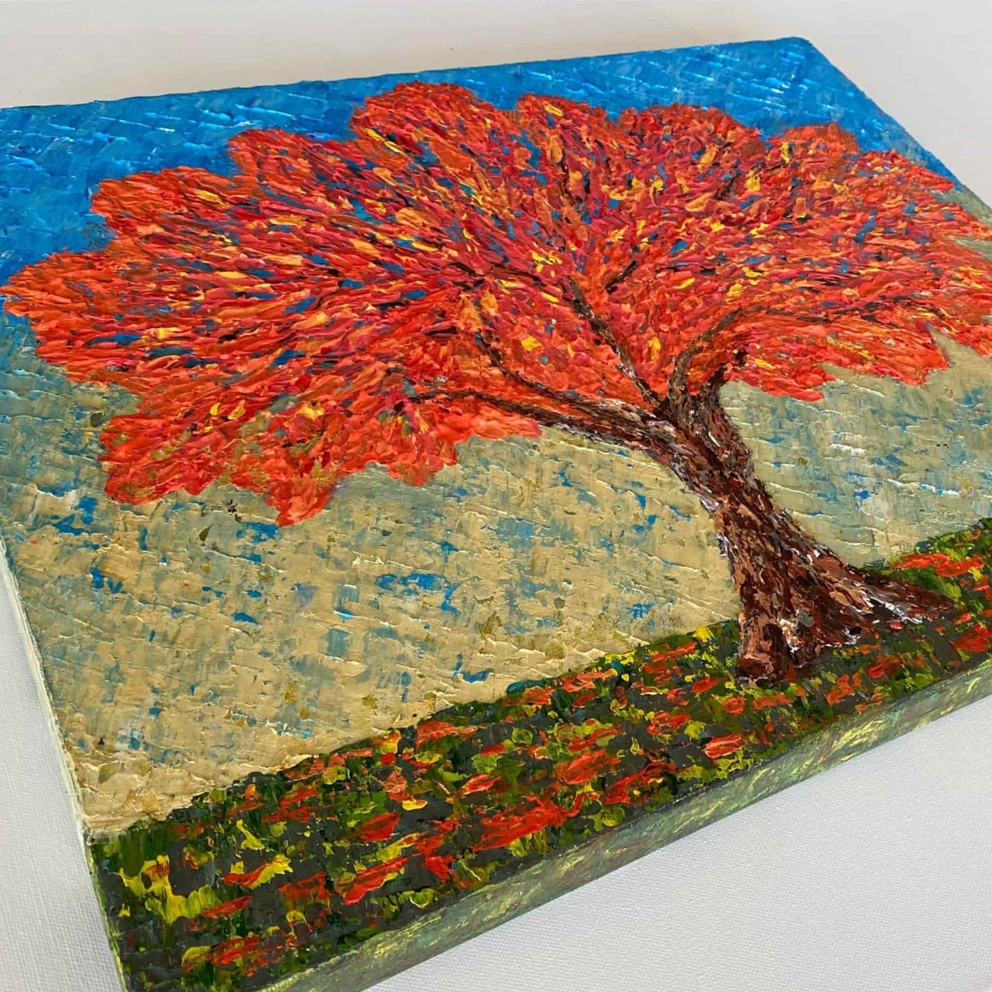 vOriginal art painting on canvas for sale wall art artwork oil acrylic fine abstract online hand painted textured contemporary gallery artist floral trees flower still life