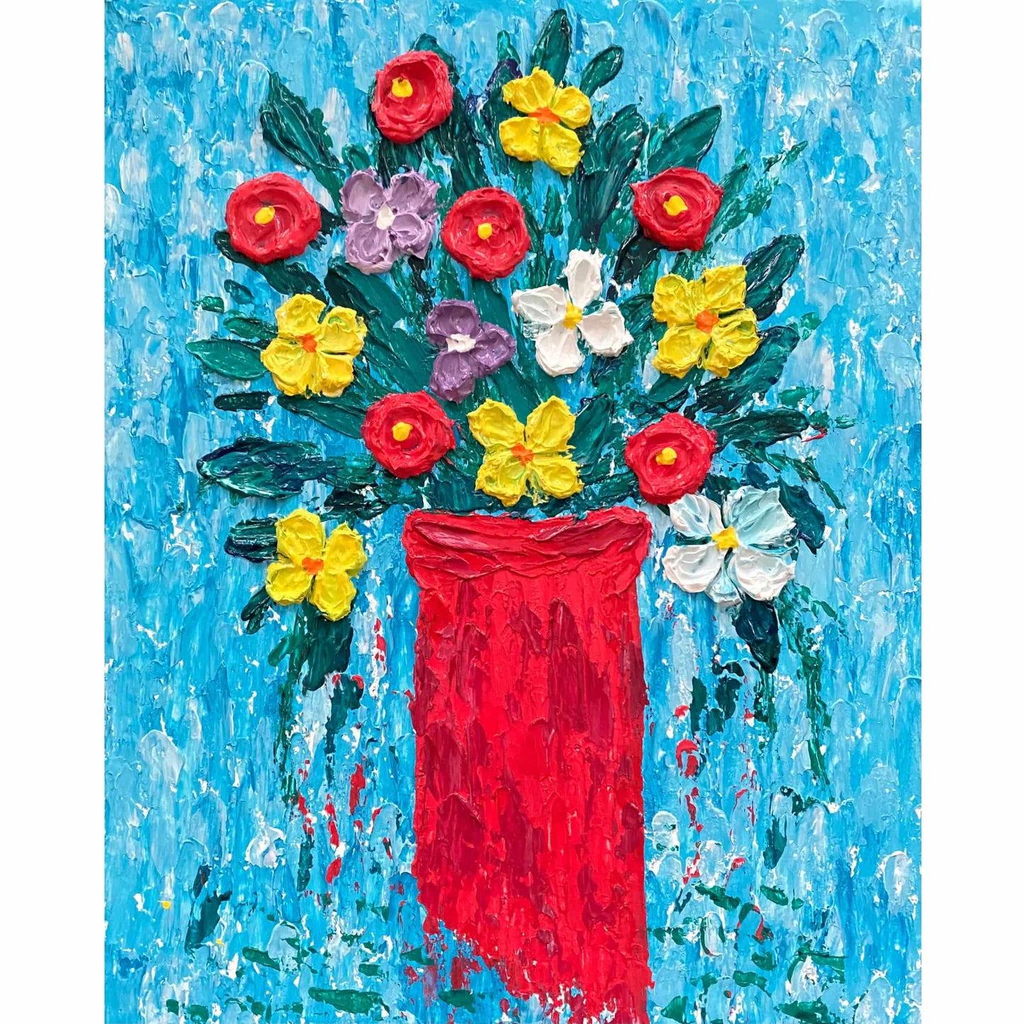 Original art painting on canvas for sale wall artwork oil acrylic fine online textured gallery flower floral trees still life