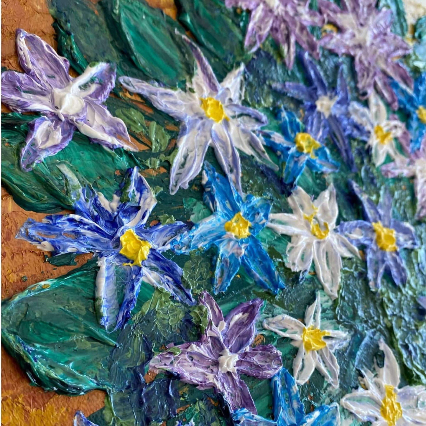 Original art painting on canvas for sale wall art artwork oil acrylic fine abstract online hand painted textured contemporary gallery artist floral flower vase