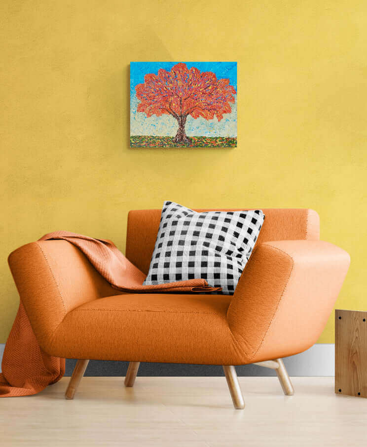 vOriginal art painting on canvas for sale wall art artwork oil acrylic fine abstract online hand painted textured contemporary gallery artist floral trees flower still life