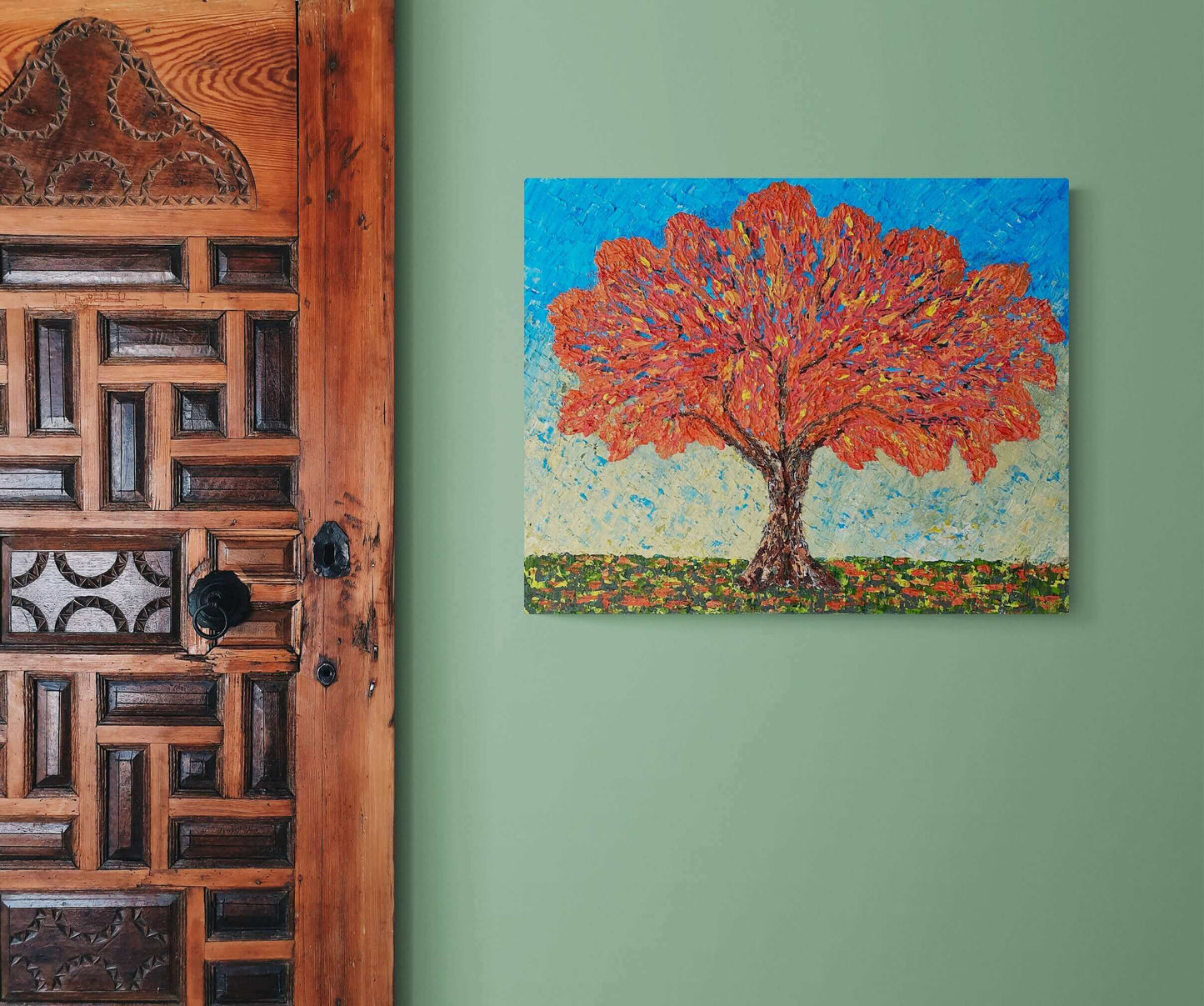 vOriginal art painting on canvas for sale wall art artwork oil acrylic fine abstract online hand painted textured contemporary gallery artist floral trees flower still life