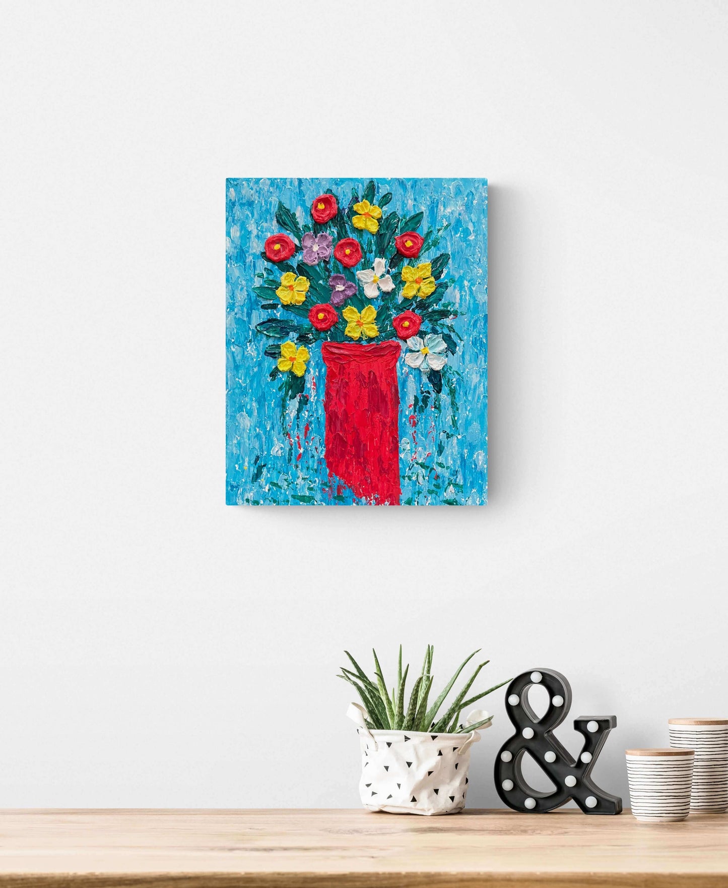 vOriginal art painting on canvas for sale wall art artwork oil acrylic fine abstract online hand painted textured contemporary gallery artist flower floral trees still life