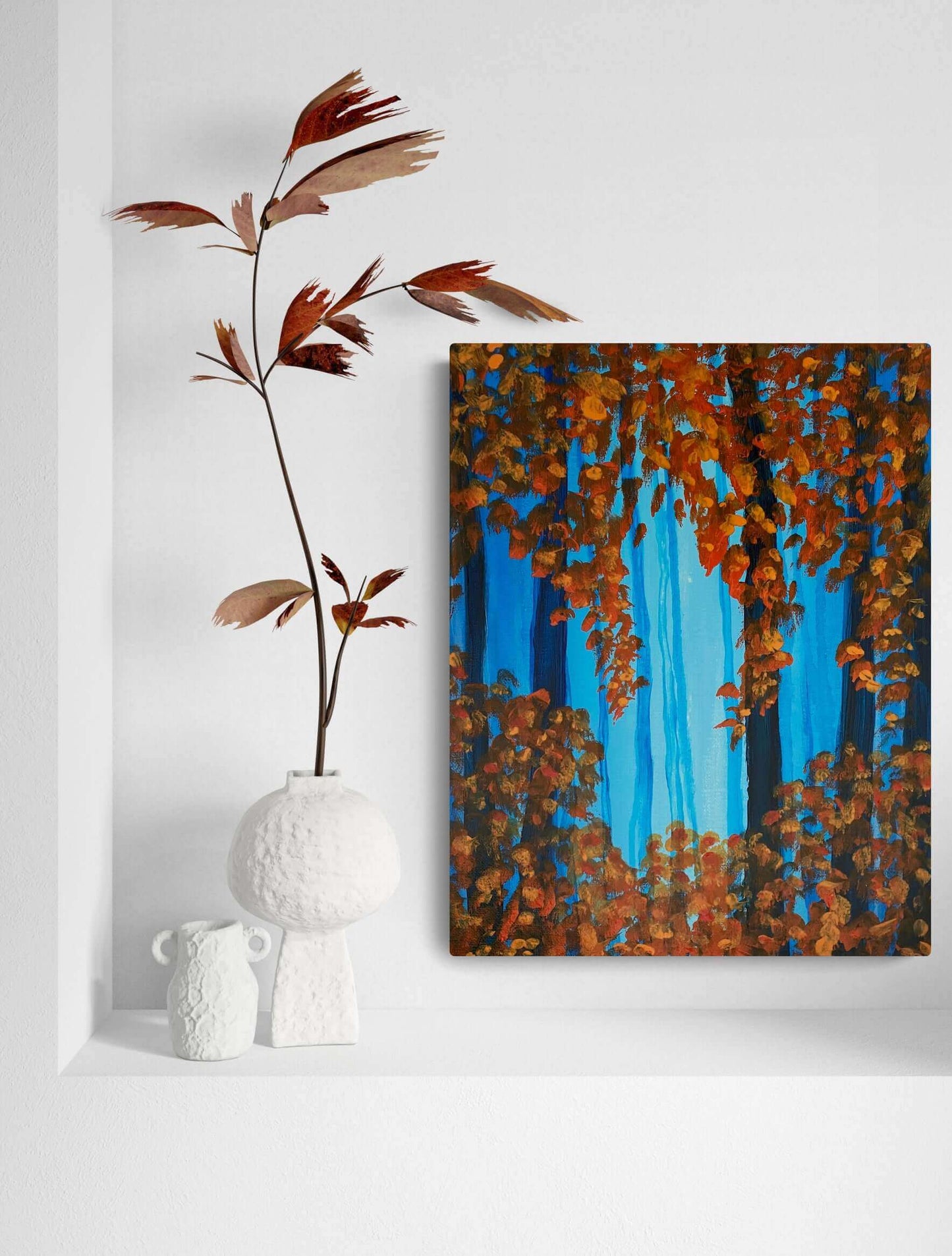 vOriginal art painting on canvas for sale wall art artwork oil acrylic fine abstract online hand painted textured contemporary gallery artist flower floral trees still life