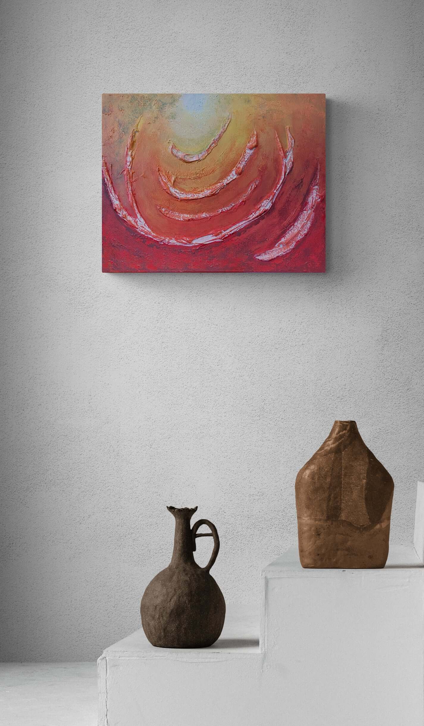 Original art painting on canvas for sale wall art artwork oil acrylic fine abstract online hand painted crackled textured contemporary gallery artist