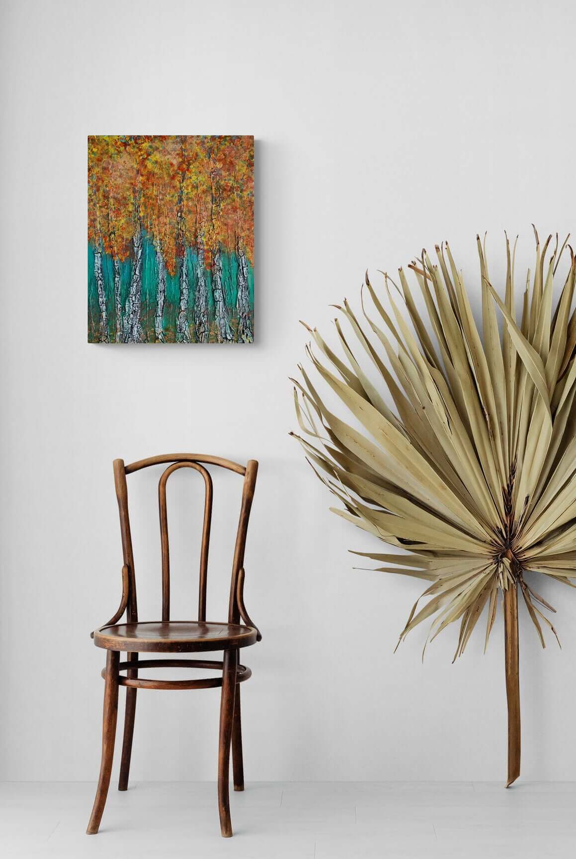 Original art painting on canvas for sale wall art artwork oil acrylic fine abstract online hand painted textured contemporary gallery artist landscape trees lake forest