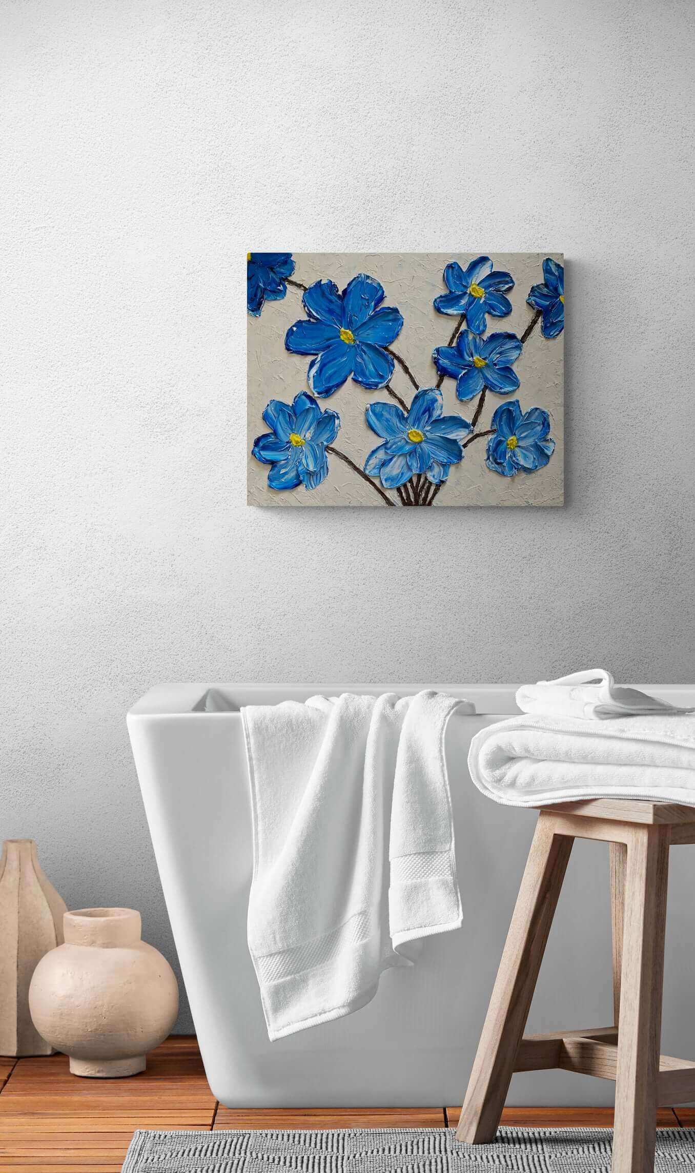 Original art painting on canvas for sale wall art artwork oil acrylic fine online hand painted textured artist flower floral