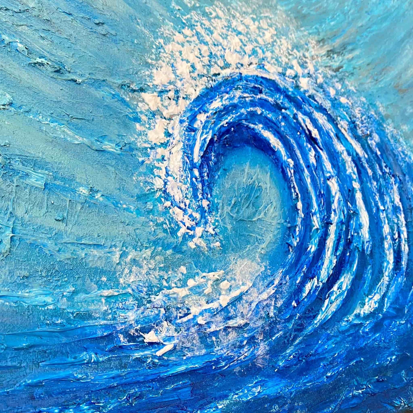 contemporary abstract art original paintings gallery using textured artwork sea wave seascape sky cloud ocean for sale