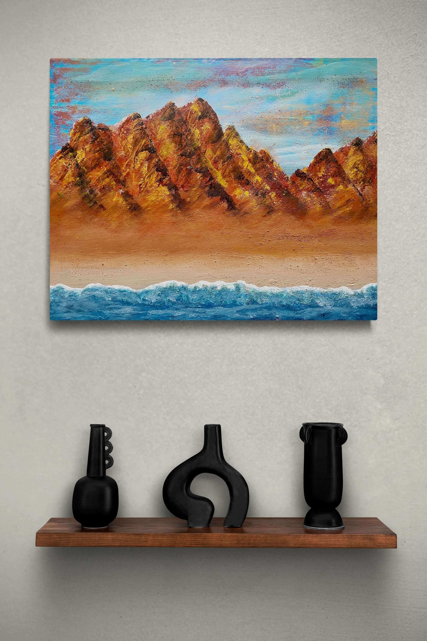 Original art painting on canvas for sale wall art artwork oil acrylic fine abstract online hand painted textured contemporary gallery artist landscape mountain seascape desert