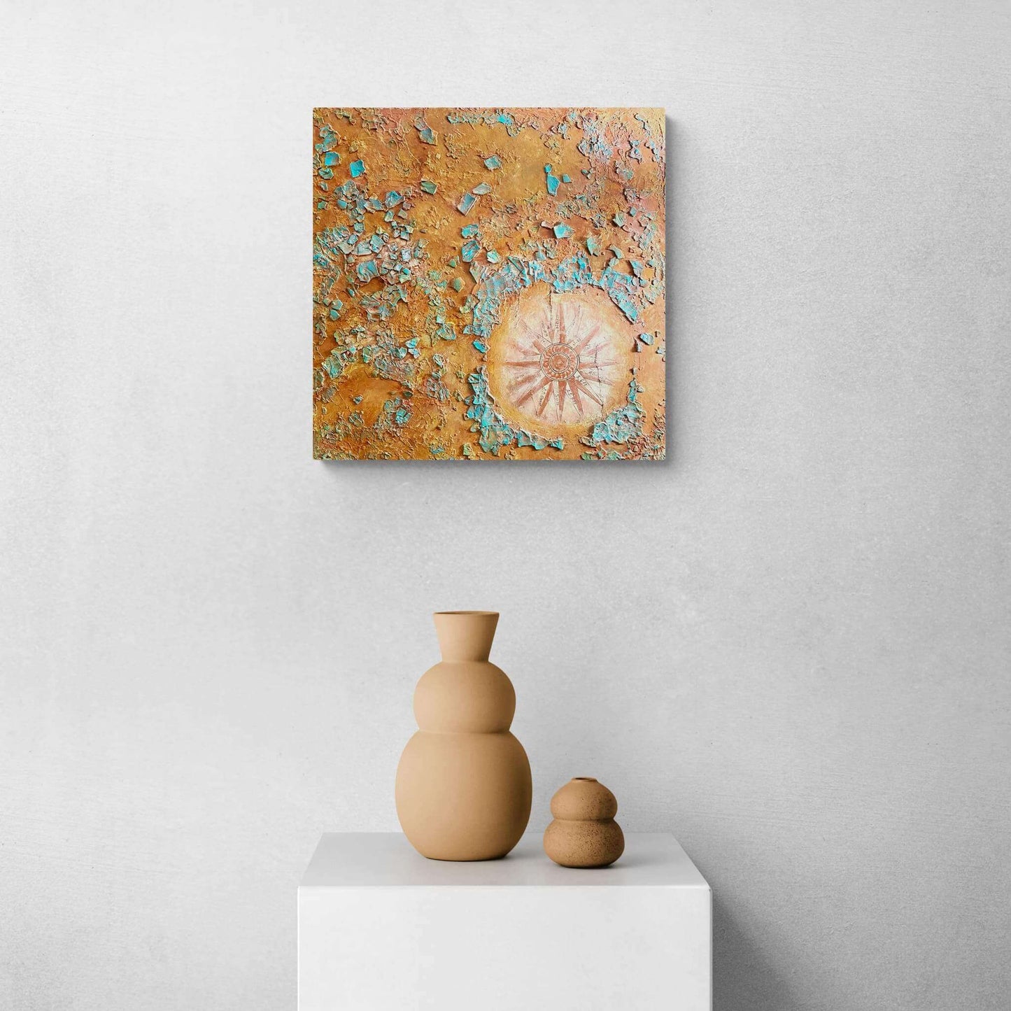 vOriginal art painting on canvas for sale wall art artwork oil acrylic fine abstract online hand painted textured contemporary gallery artist Crackled