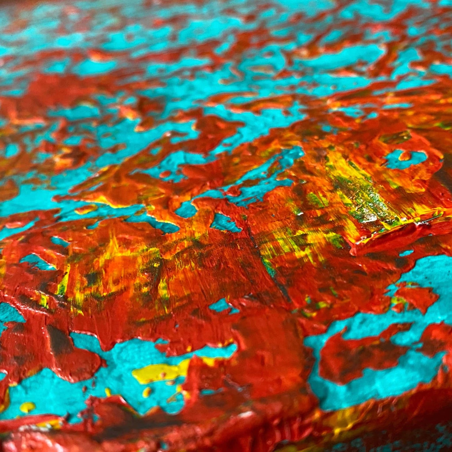 Acrylic mixed media painting on canvas abstract contemporary gallery fine art for sale textured floral fadidiab.art fadi diab