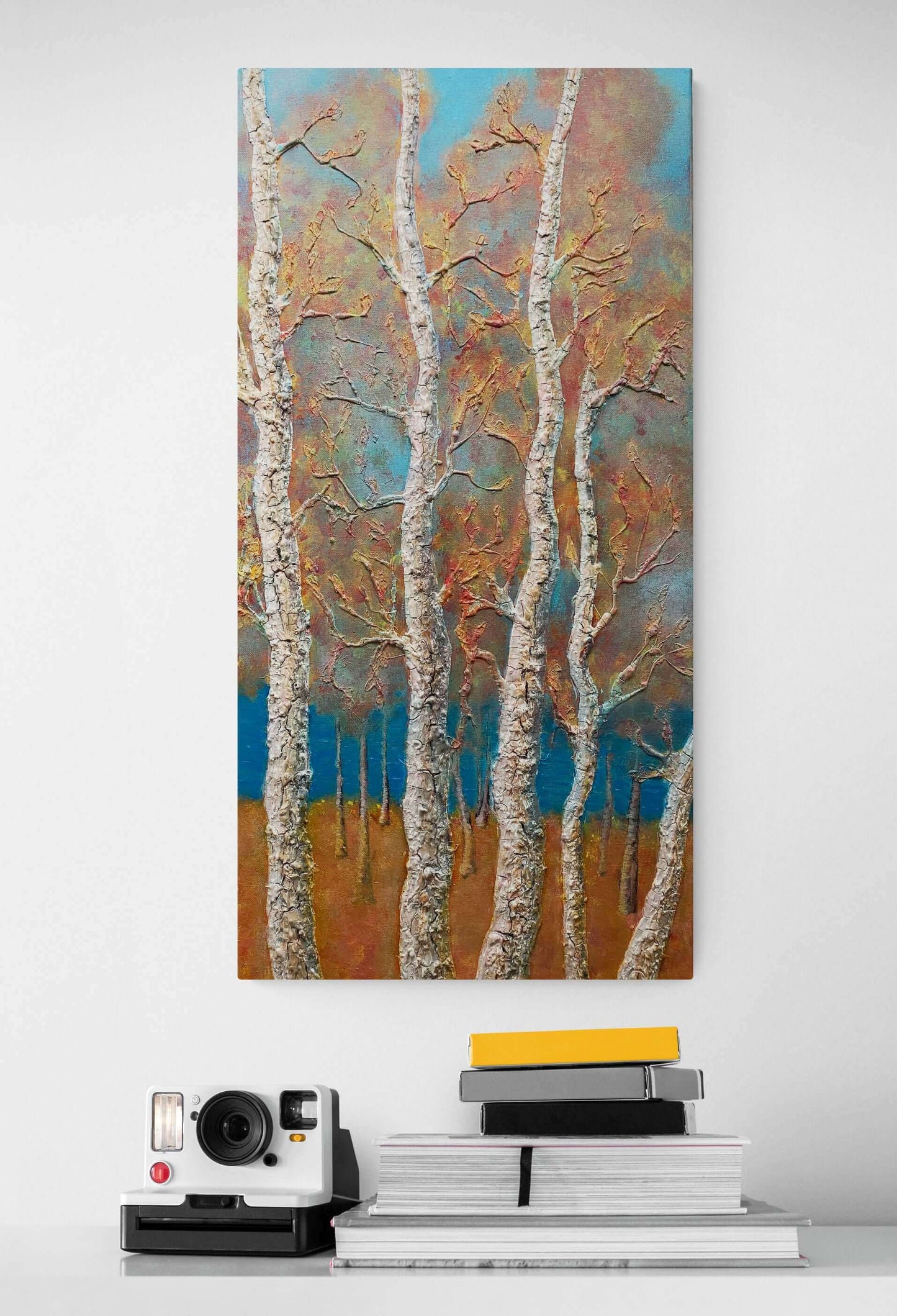 vOriginal art painting on canvas for sale wall art artwork oil acrylic fine abstract online hand painted textured contemporary gallery artist flower floral trees still life