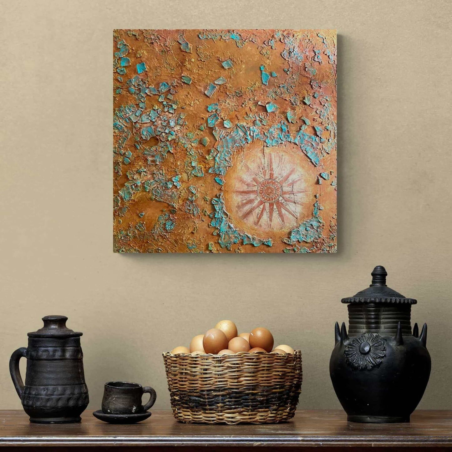 vOriginal art painting on canvas for sale wall art artwork oil acrylic fine abstract online hand painted textured contemporary gallery artist Crackled