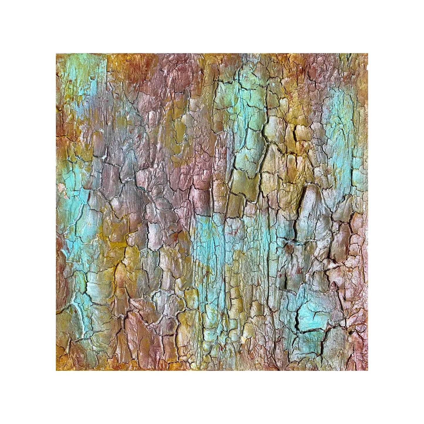 acrylic oil painting on canvas wall art texture crackle mixed media artwork original handmade signed by artist for sale crackled abstract for sale fadidiab.art fadi diab free shipping