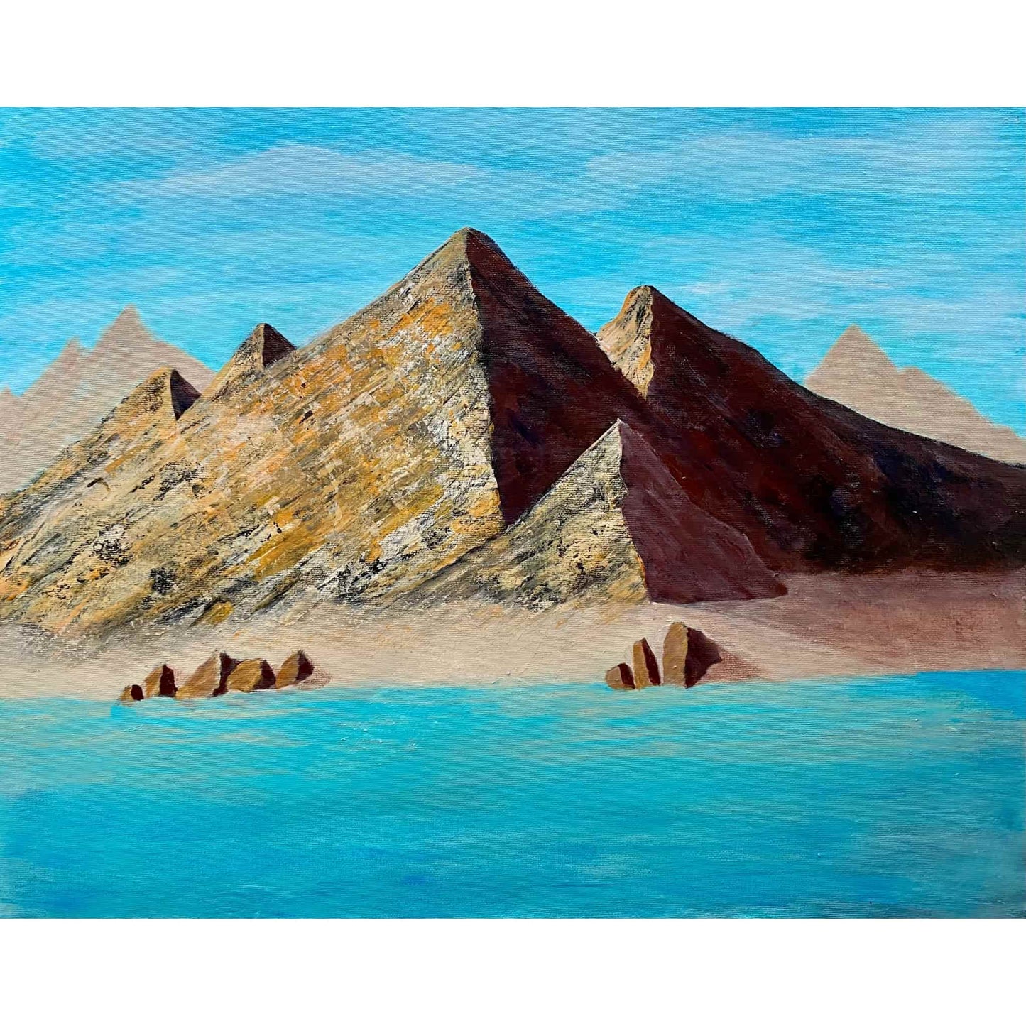 vOriginal art painting on canvas for sale wall art artwork oil acrylic fine abstract online hand painted textured contemporary gallery artist landscape seascape desert mountain rockstill life
