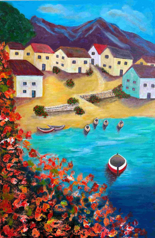 A Village Above The Blue