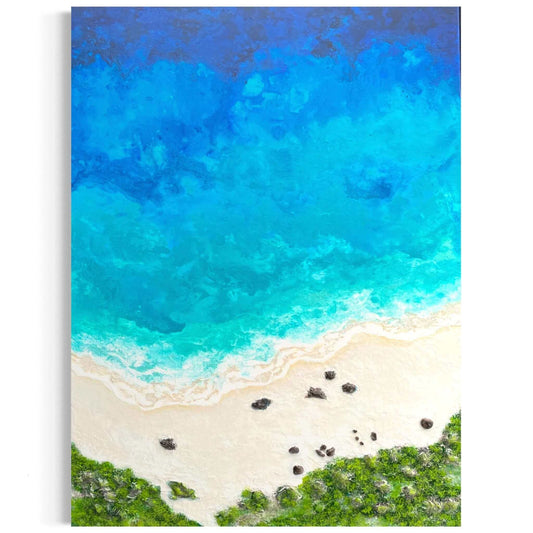 Original art painting on canvas for sale wall art artwork oil acrylic online contemporary gallery artist seascape tropical turquoise