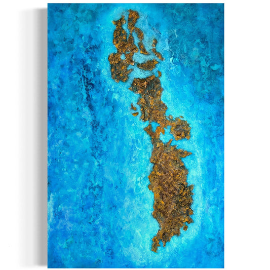 resin ocean art seascape painting acrylic oil