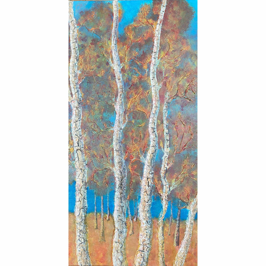 contemporary abstract art original paintings gallery signed by artist for art collectors using 3d impasto textured artwork floral