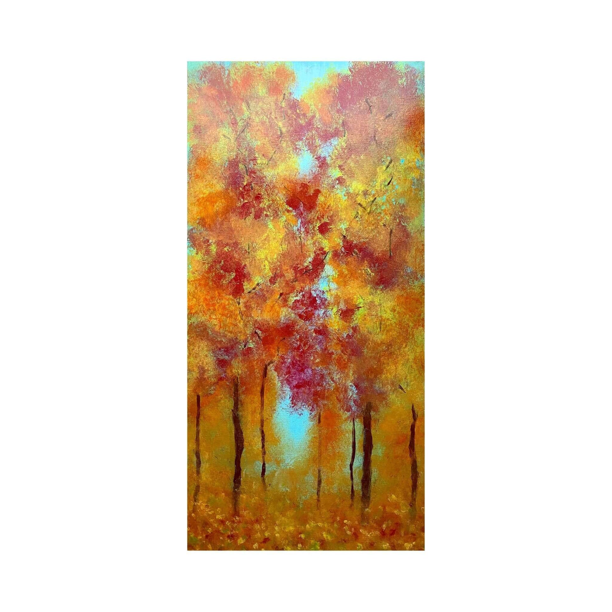 Original art painting on canvas for sale wall art artwork oil acrylic fine abstract online hand painted textured contemporary gallery artist landscape trees lake forest